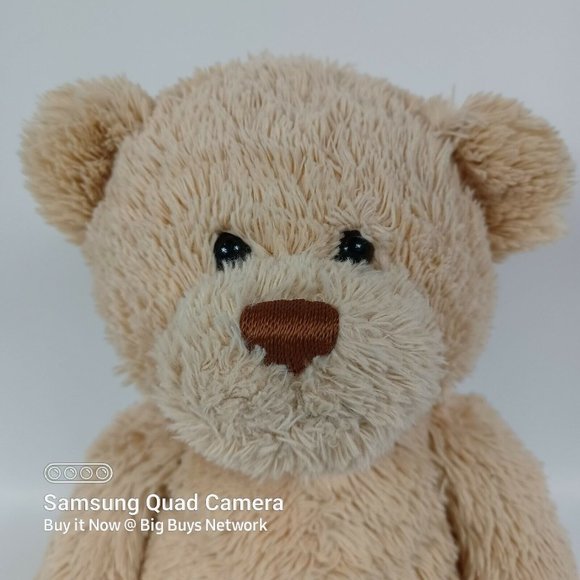 GUND Tan 12" Teddy Bear Plush Brown Thread Nose🧸 in Knit Reindeer Art  Sweater - Picture 7 of 12